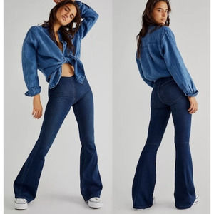Free People Penny Pull-On Flare Jean- Size 28